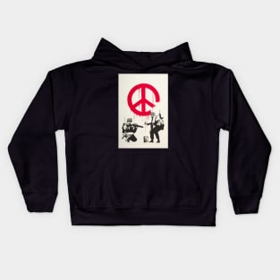 Banksy CND Soldiers Art Kids Hoodie